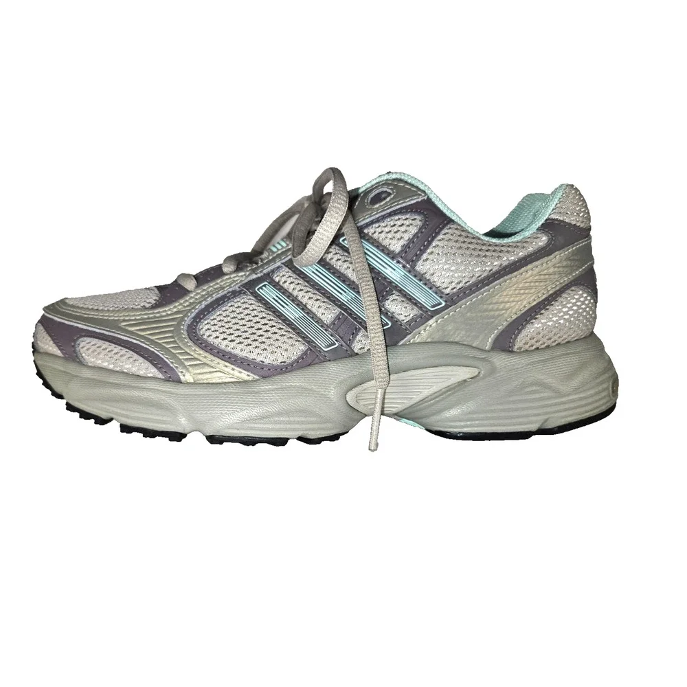 adidas Women's 7.5 Adiprene Torsion Running Shoes Gray Athletic Sneakers Trainer